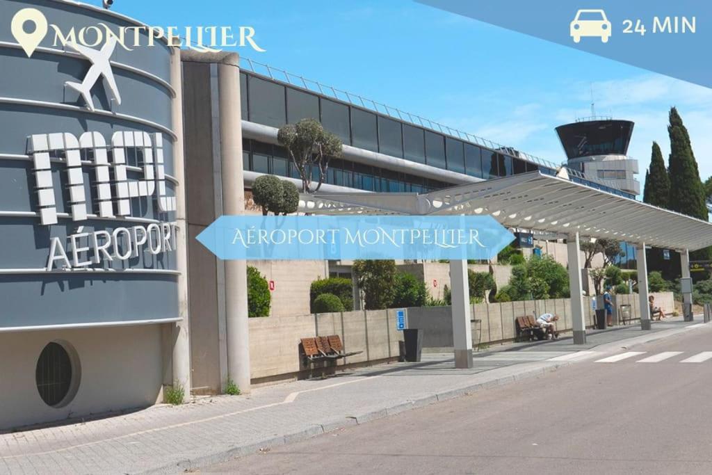 028- Chu Hopital, Appart 2Chambres, Parking, Tram Монпельє Екстер'єр фото